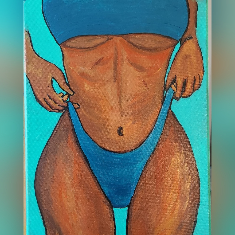 12x36 Acrylic Painting